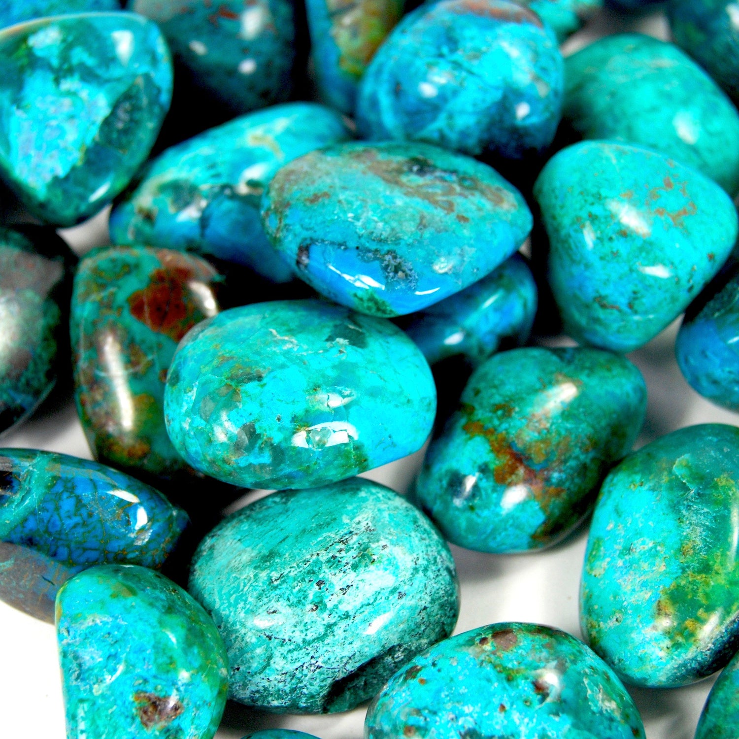 Chrysocolla Tumbled Stones
