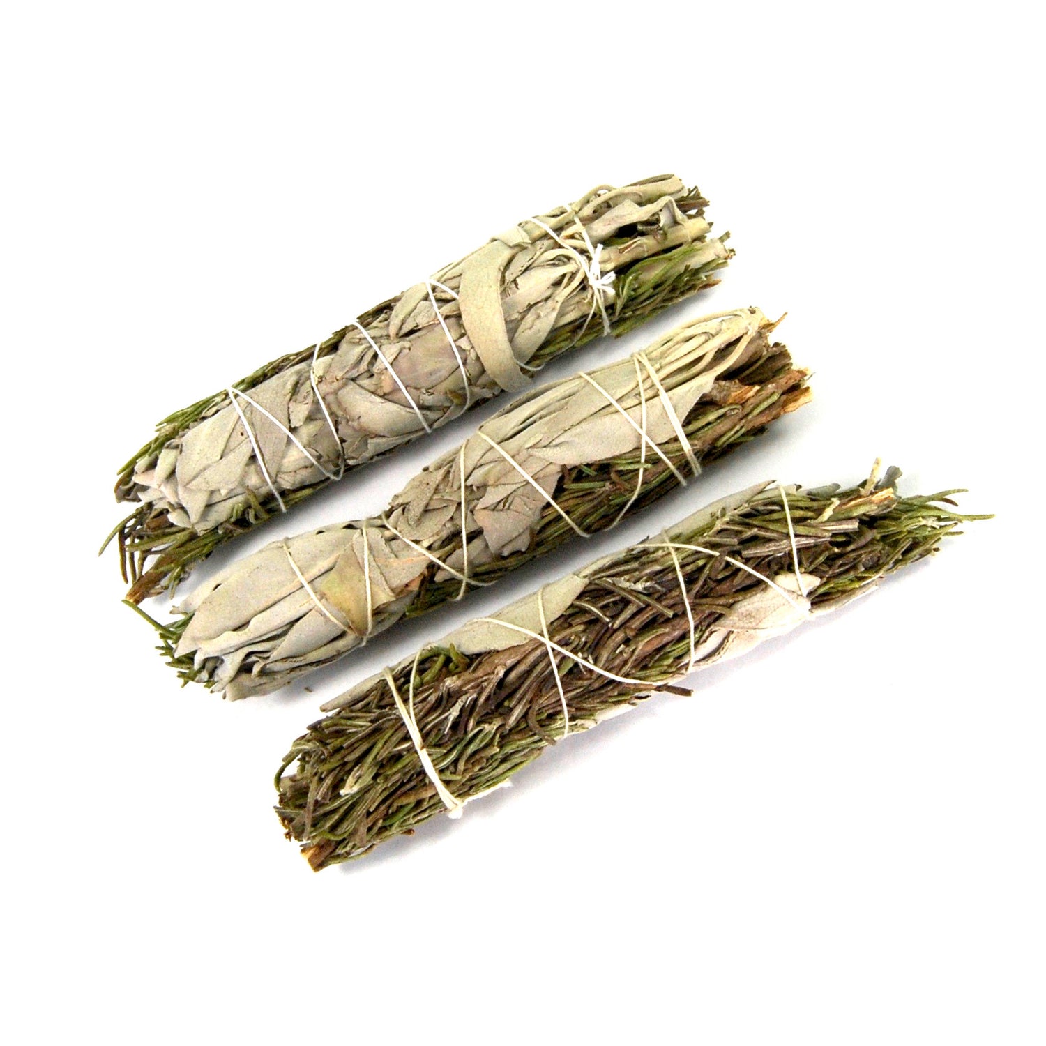 Rosemary and California White Spirit Sage Smudge Stick