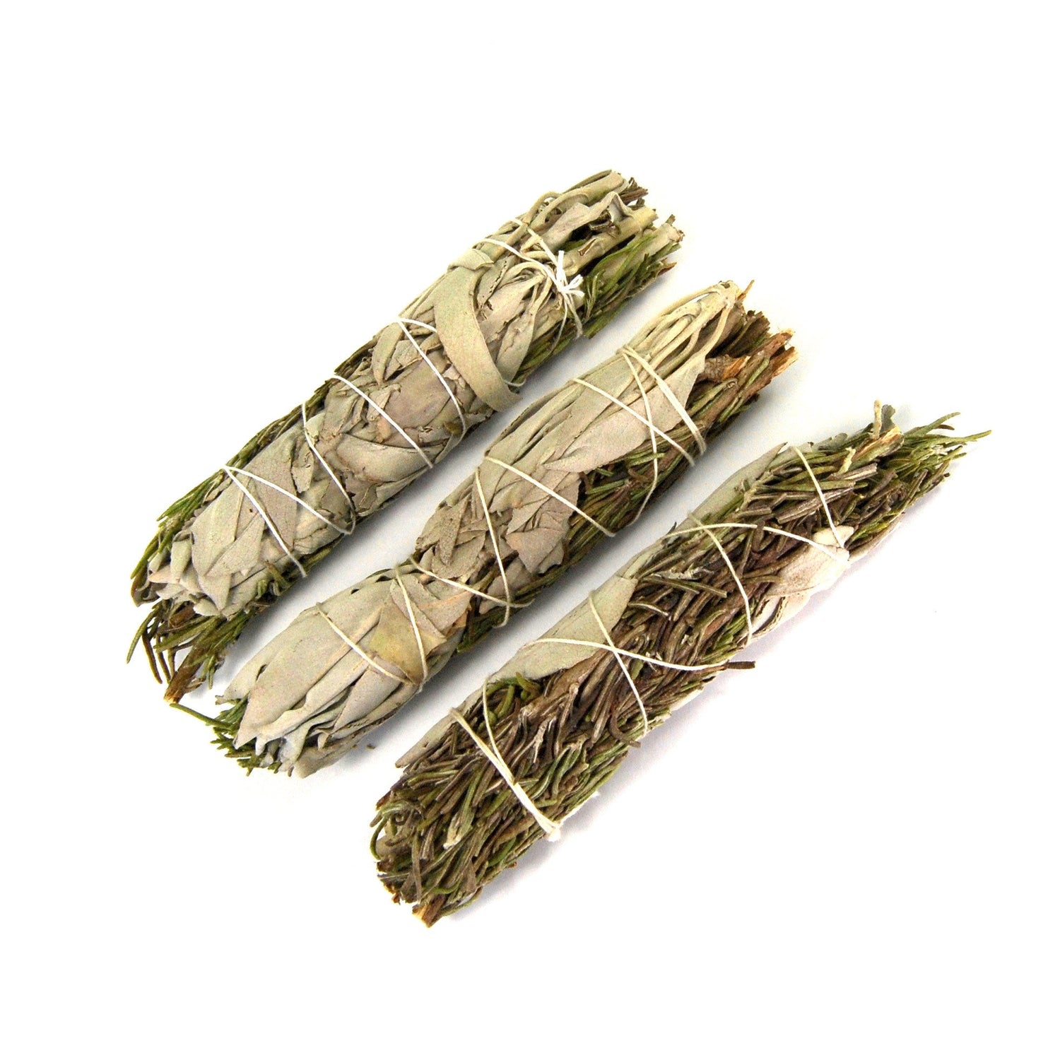 Rosemary and California White Spirit Sage Smudge Stick