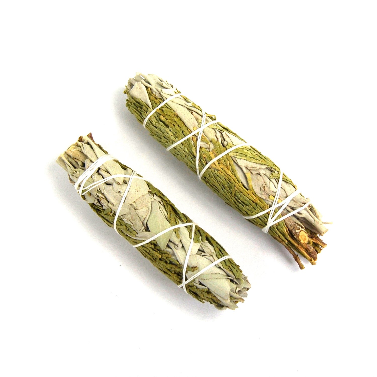 Aromatic Cedar and California White Spirit Sage Smudge Stick 