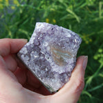 Amethyst Stalactite Slice Flower Uruguay Crystal Healing Natural Druzy Geode Specimen Piece Cathedral Cluster Agate