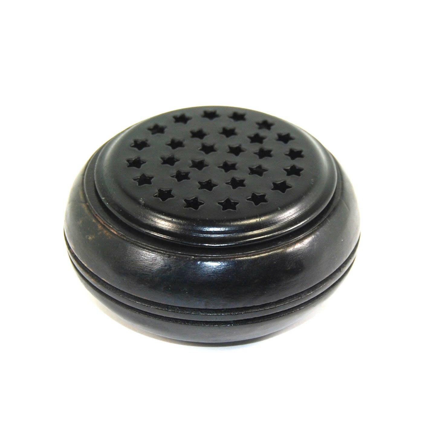 Black Wood Resin Incense Burner