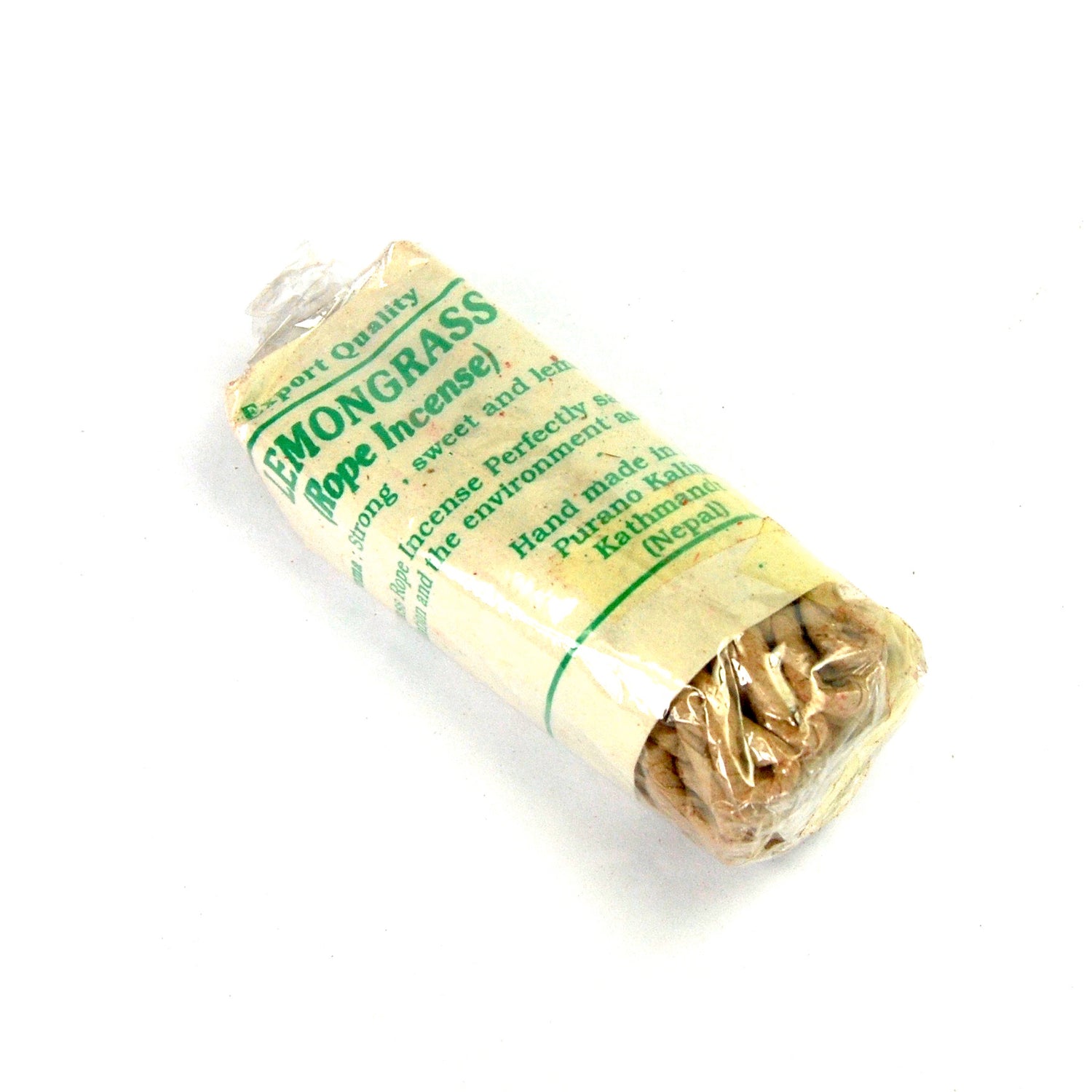 Lemongrass Tibetan Rope Incense 