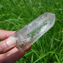 Load image into Gallery viewer, Pale Smoky Quartz Polished Crystal Point Self Standing Tower from Brazil 140g 3.25&quot;
