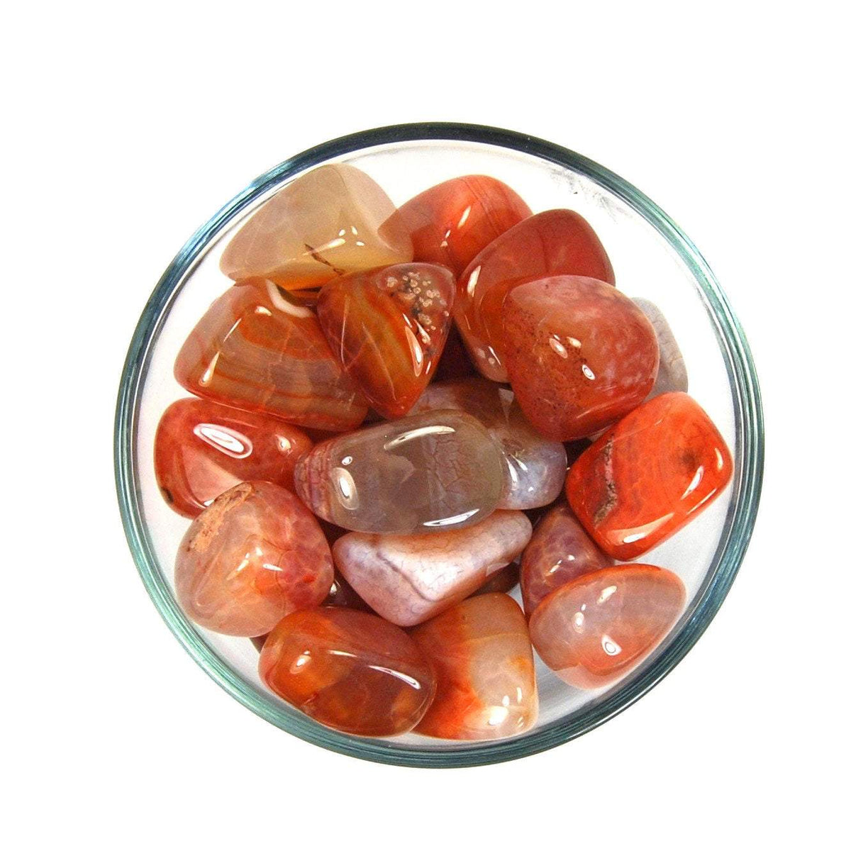 Mexican Fire Agate Tumbled Stones