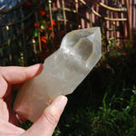 Golden Healer Lemurian Seed Quartz Crystal with Inner Child Manifestation and Lithium 388 gram 5.25" 