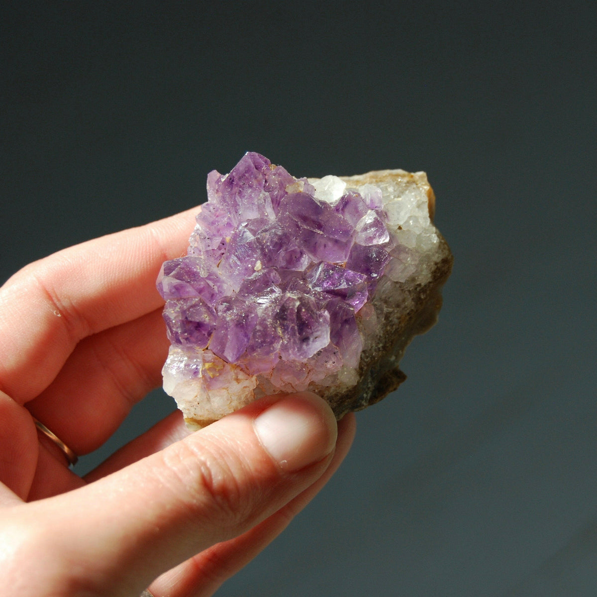 Amethyst Geode Cluster from Uruguay 