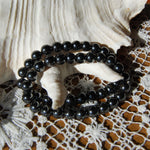 Hematite Beaded Power Bracelet 8mm Natural Gemstone Beads 