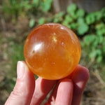 Honey Calcite Crystal Spheres Ball