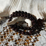 Garnet Beaded Power Bracelet 8mm Natural Gemstone Beads  Healing Crystals 