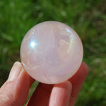 Angel Aura Rose Quartz Sphere