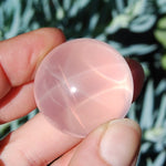 Star Rose Quartz Crystal Sphere