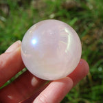 Angel Aura Rose Quartz Sphere