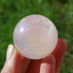 Angel Aura Rose Quartz Sphere