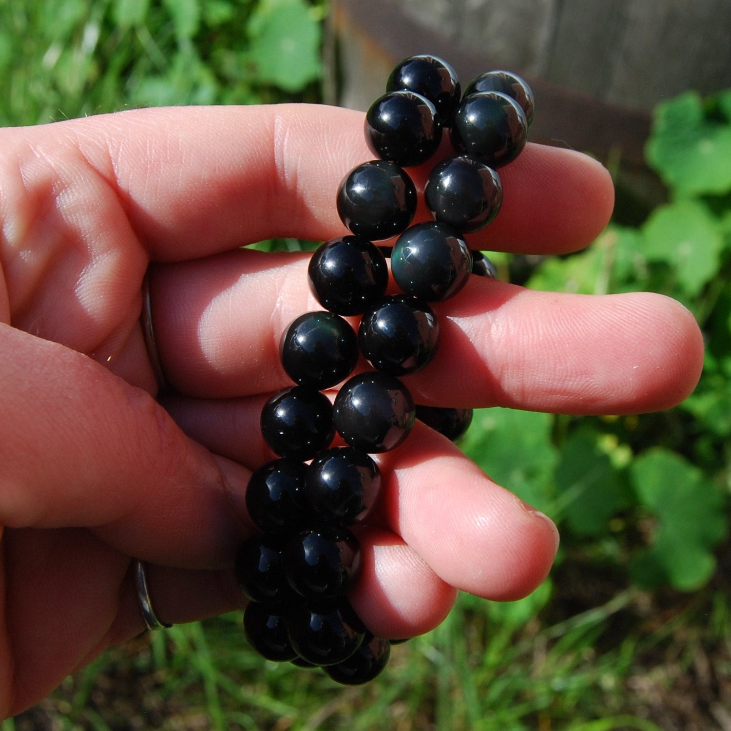 Rainbow Obsidian Bracelet
