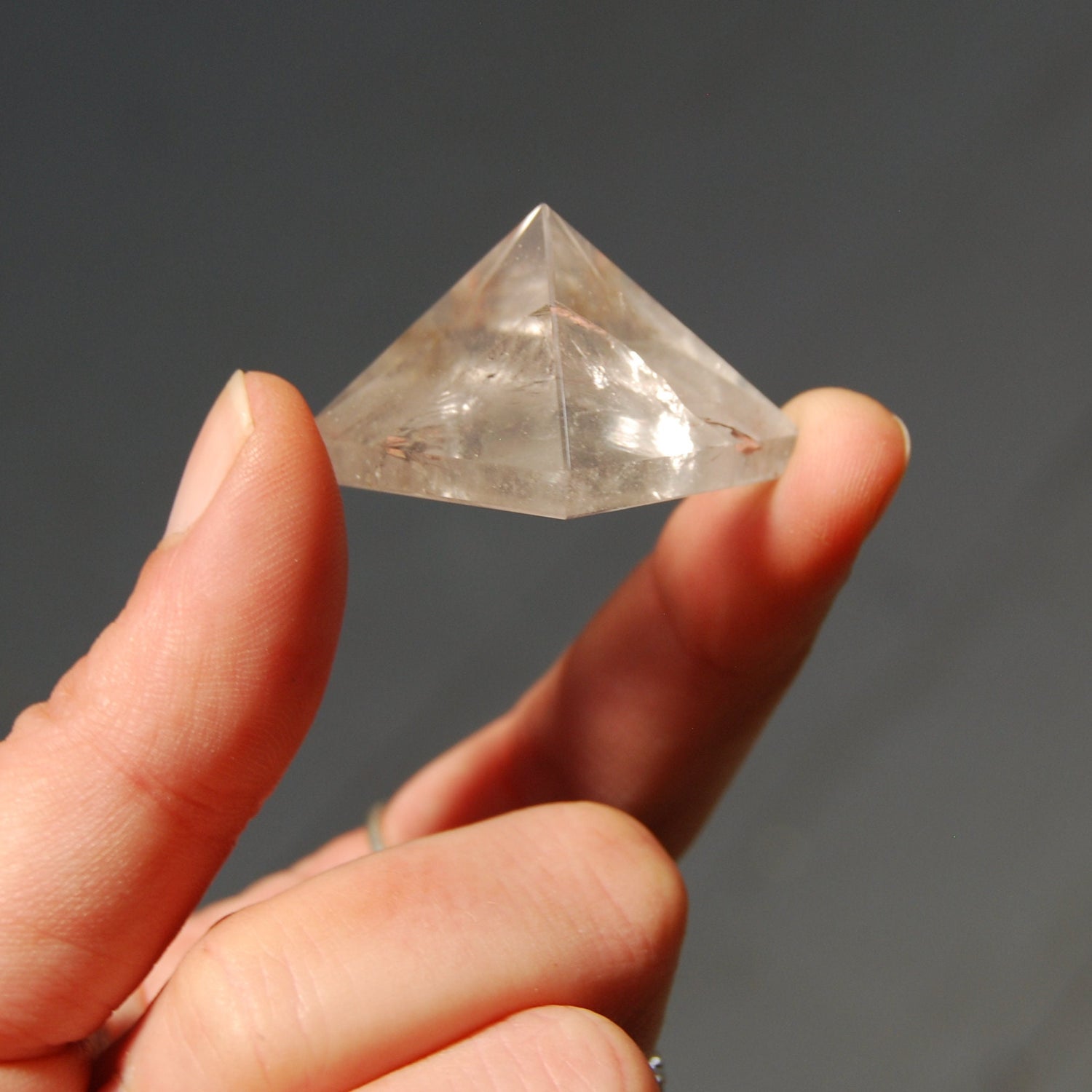 Clear Quartz Crystal Pyramid, 25mm to 30mm